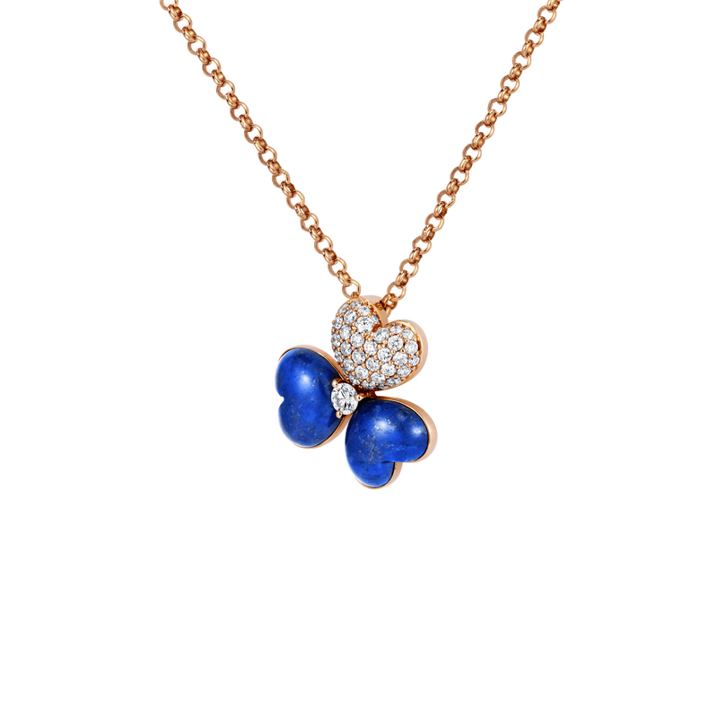 Flower of Eternity Lapis Lazuli Pendant