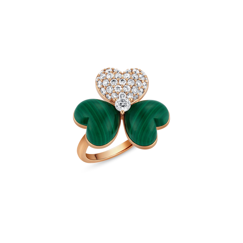 Flower of Eternity Malachite Ring 21mm