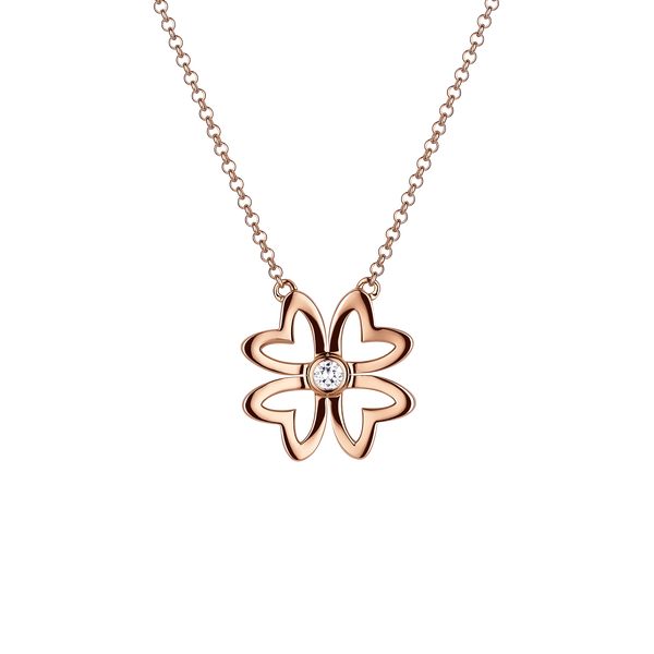 Love M Pendant with four M motifs