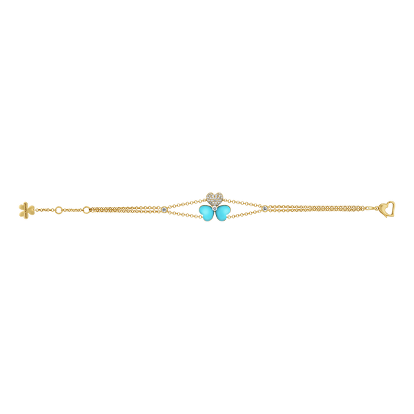 Flower of Eternity Turquoise Bracelet
