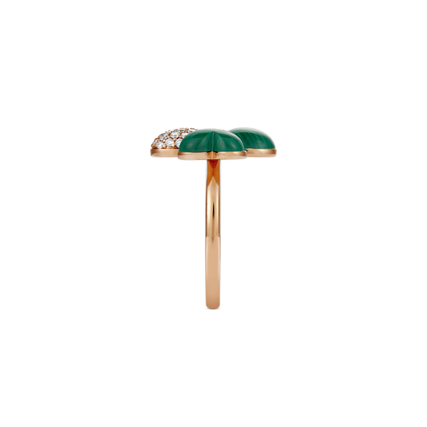 Flower of Eternity Malachite Ring 16mm