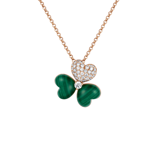 Flower of Eternity Malachite Large Pendant