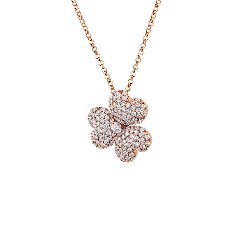Flower of Eternity Rose Gold Pendant