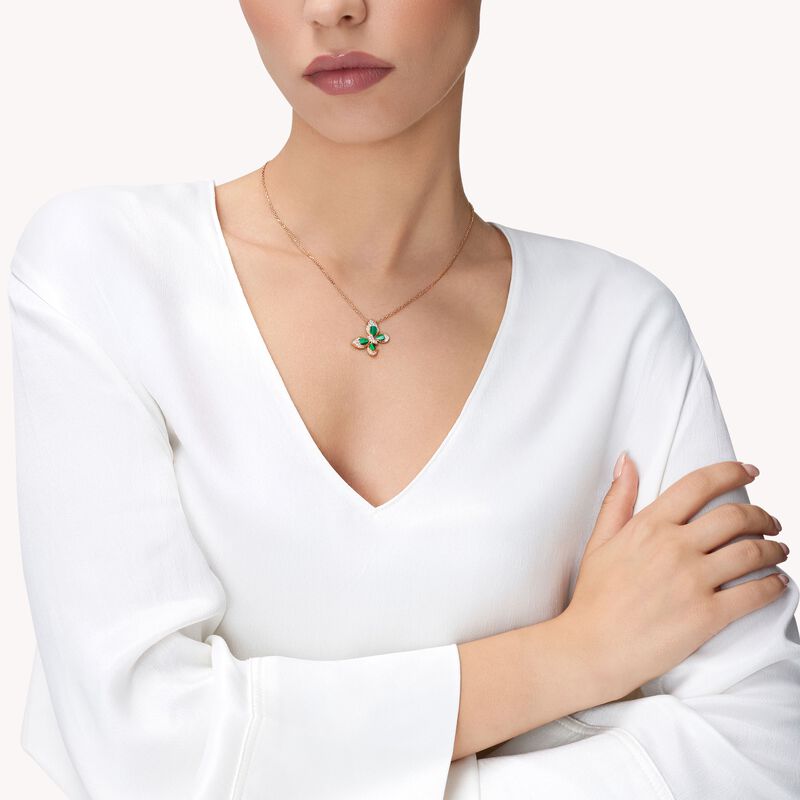 Wings of Wonder Malachite Large Pendant