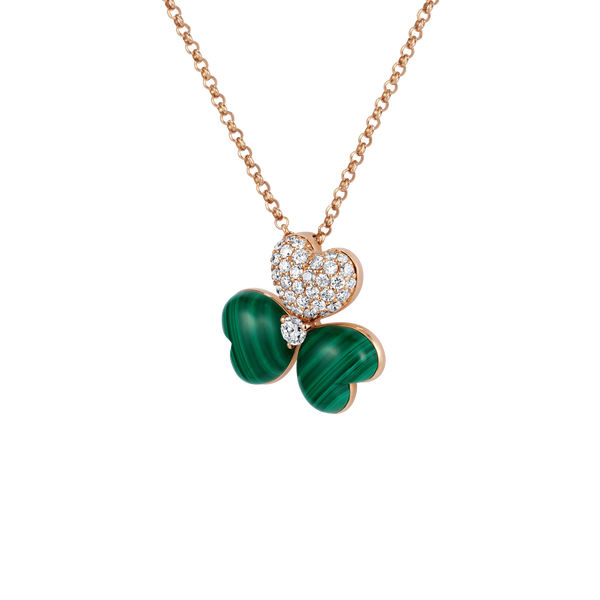 Flower of Eternity Malachite Large Pendant