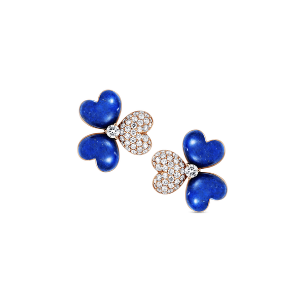 Flower of Eternity Lapis Lazuli Earrings